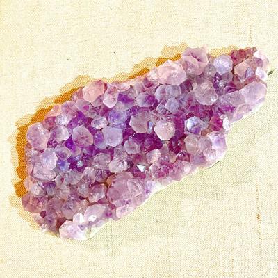 45.  AMETHYST CRYSTAL GEODE 11" X 5"