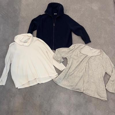 559 Set of J.Jill 3/4 length Sleeve Cotton Blend Cardigans, Pullovers