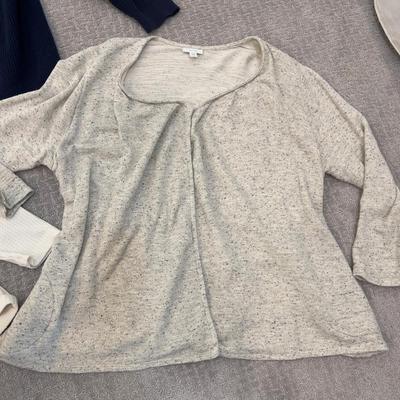 559 Set of J.Jill 3/4 length Sleeve Cotton Blend Cardigans, Pullovers