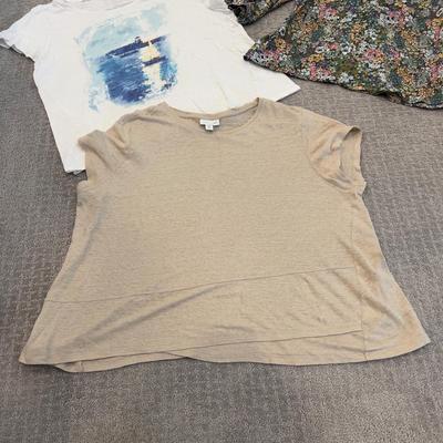 561 J.Jill Linen Blend Tops - XL Petite