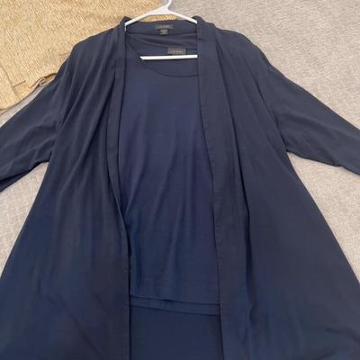 565 J.Jill Wearever Layered Top with Jacket