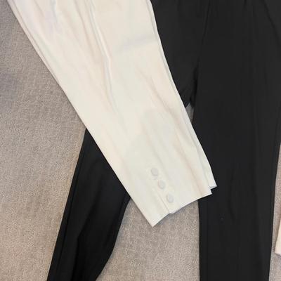 570 Set of Three J.Jill White Capri, Ponte Leggings Pants