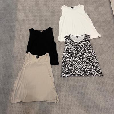 571 Set of Four J.Jill Rayon Blend Tank Tops