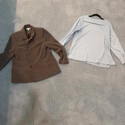 578 Coldwater Creek Blazer with Rayon Knit Top