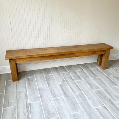 Solid Wood Custom Made Bench