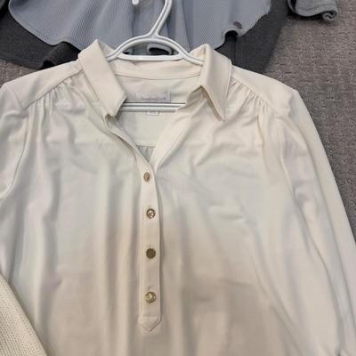 590 Lot of Ladies Sweaters and Cotton Blend Tops : Karen Scott, Charter Club, Lilla P