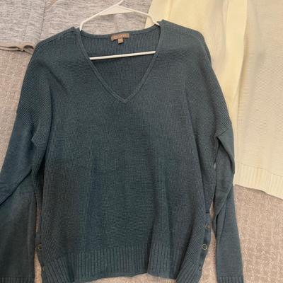 590 Lot of Ladies Sweaters and Cotton Blend Tops : Karen Scott, Charter Club, Lilla P