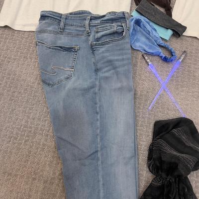 594 Old Navy and Silver Jeans with White Casual Tops