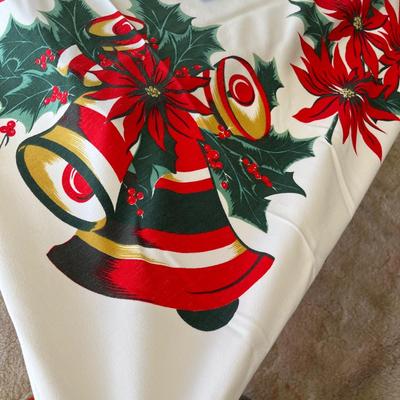 Vintage Christmas Table Cloth