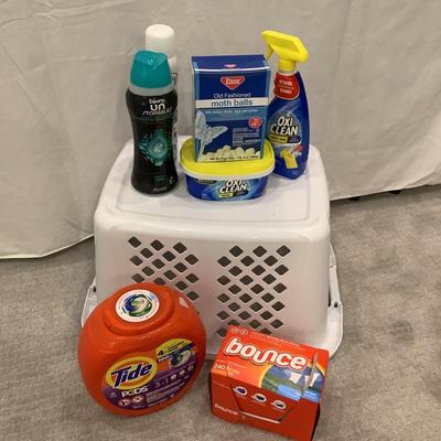 647 Laundry Supply Lot & Basket