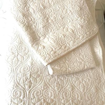 650 King Madison Park Cotton  Matelasse Bedspread Set