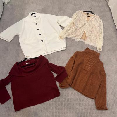 604 Large Winter Knit Ladies Top Clothing Lot Size XL