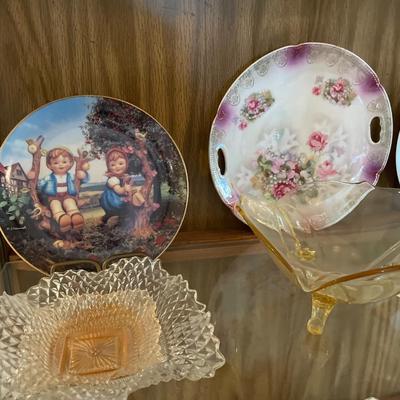 Decorative plates and color glass