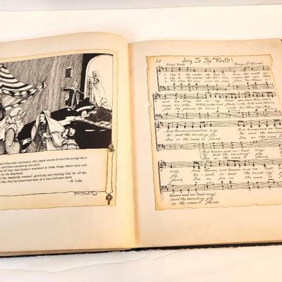 Lot #40  1937 Christmas Carol Book - dozens of favorites with sheet music