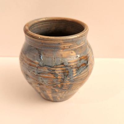 Lot #46  Studio Pottery Vessel - 2004, signed