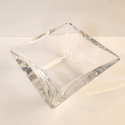 Lot #48  Heavy crystal Kosta Boda Ashtray