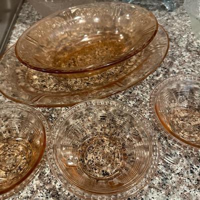 glass serving lot