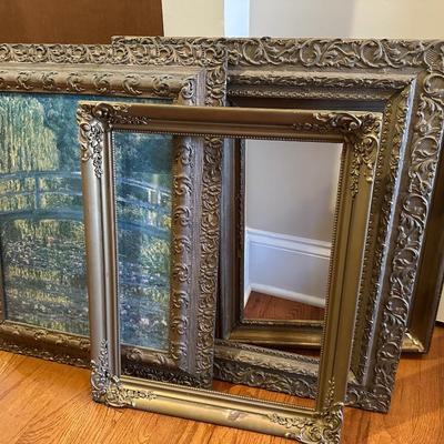 misc antique gold frame lot