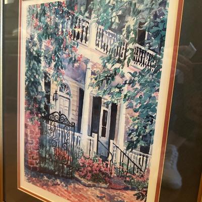 alice stewart grimsley framed charleston print pair