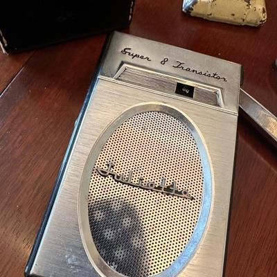 transistor radio, pencil sharpener and more lot