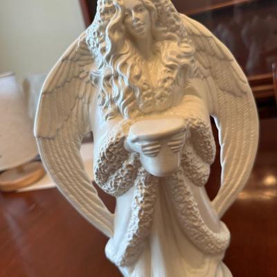 4 local artist signed angel statues