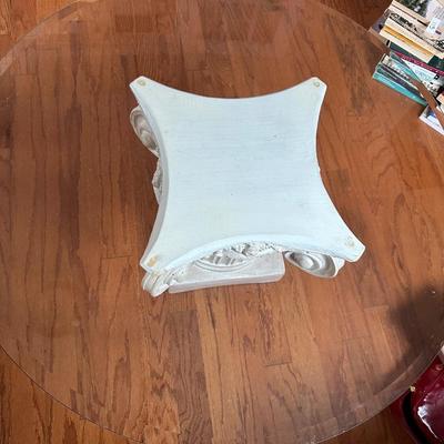 glasstop coffee table 