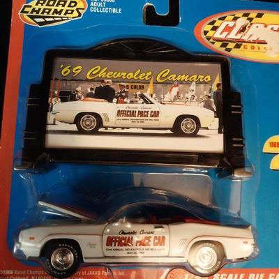 NIB '69 CAMARO INDY PACE CAR, DIE-CAST, ADULT COLLECTIBLE