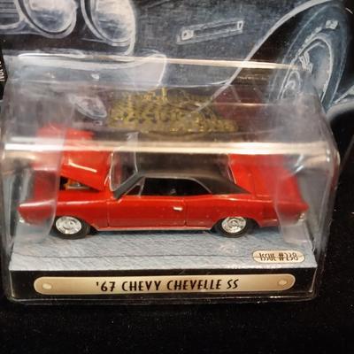 2 NIB DIE-CAST TABASCO RACE CAR & '67 CHEVY CHEVELLE SS