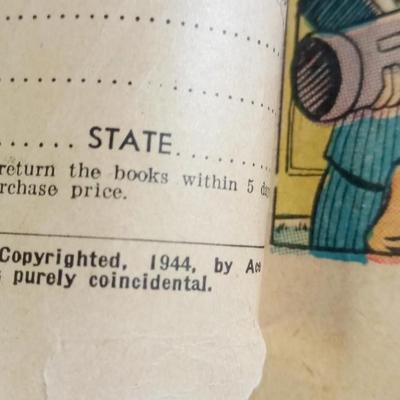 LOT 178 FOUR OLD COMIC BOOKS