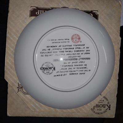 TWO CRAFTSMANSHIP COLLECTOR PLATES WITH CERTIFICATE OF AUTHENTICITY