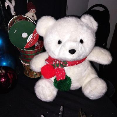 COLORED ORNAMENTS-MIKASA CRYSTAL CANDLE HOLDER-HOLIDAY DECOR