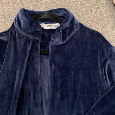 623 Ladies 3pc Set of Velour by Vermont Country Store and Miss Elaine