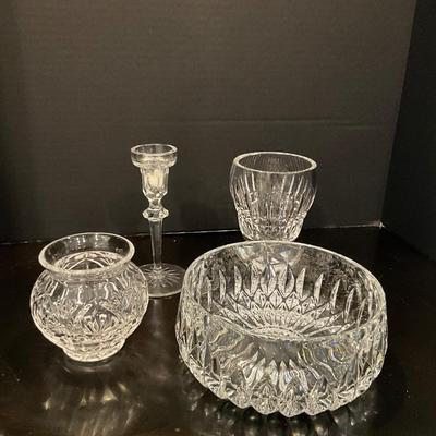 629 Mixed Crystal Home Decor Lot Miller Rogaska