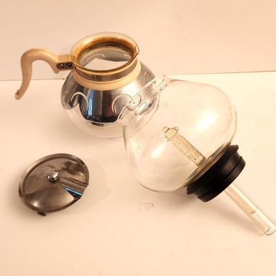 Lot #65D  Vintage Stylex PYREX Bubble Glass Vacuum Coffee Pot