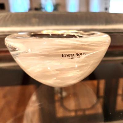 Lot #66 Kosta Boda Hand Blown Glass Votive