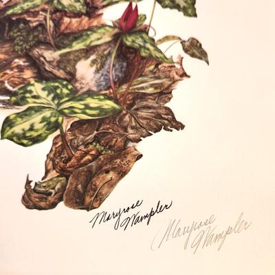 Lot #82 Maryrose Wampler Lithograph "Trillium" - signed/numbered.
