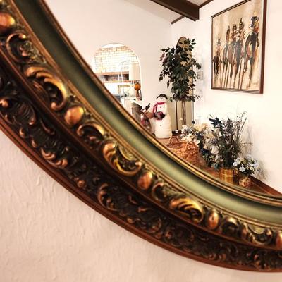 Lot #86  Large Decorative Wall Mirror