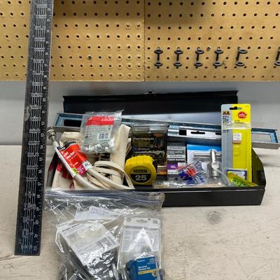 Master Mechanical tool box with tools and hardware