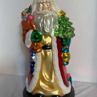 Thomas Pacconi Classics Santa Clause of Blown Glass Collectible