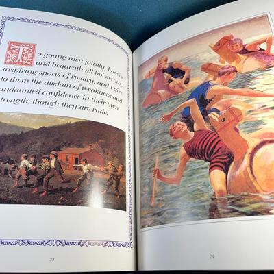 "PICTURES IN THE FIRE" BOOK w/ CLASSIC ARTWORK GOING WITH POOR MAN'S WILL