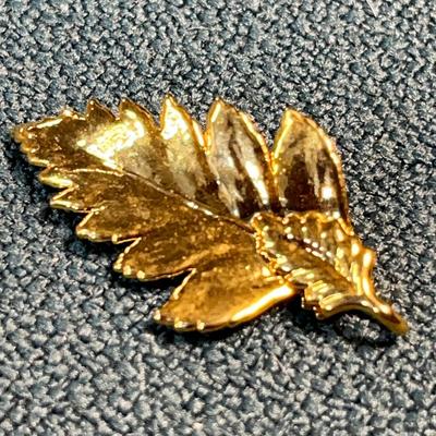 REAL FERN LEAF PRESERVED & DIPPED IN 24k GOLD CHARM PENDANT NEW IN PACKAGE
