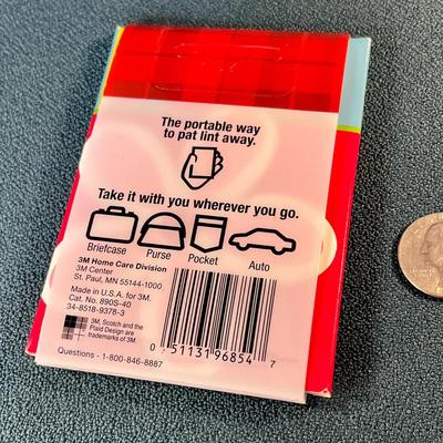 POCKET PACK OF 40 LINT SHEETS by SCOTCH UNOPENED