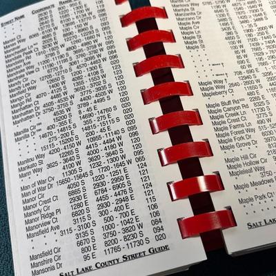 2008 SALT LAKE & DAVIS COUNTIES STREET GUIDE INCLUDES ZIP CODE MAP