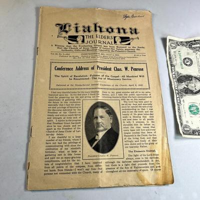 1922 "LIAHONA- THE ELDER'S JOURNAL" 