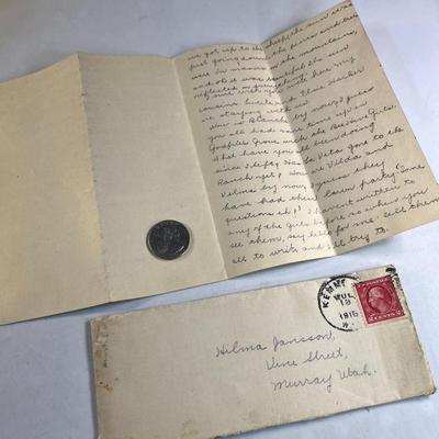 YEAR 1916 PERSONAL LETTER SISTER TO SISTER 