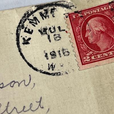 YEAR 1916 PERSONAL LETTER SISTER TO SISTER 