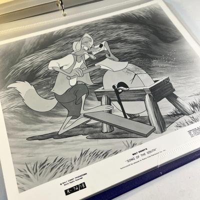 SONG OF THE SOUTH ORIGINAL DISNEY 8" x 10" GLOSSIES  BINDER HAS 9 PHOTOS