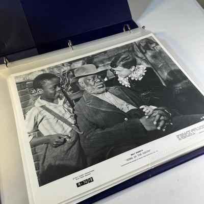 SONG OF THE SOUTH ORIGINAL DISNEY 8" x 10" GLOSSIES  BINDER HAS 9 PHOTOS