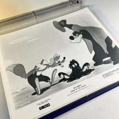 SONG OF THE SOUTH ORIGINAL DISNEY 8" x 10" GLOSSIES  BINDER HAS 9 PHOTOS