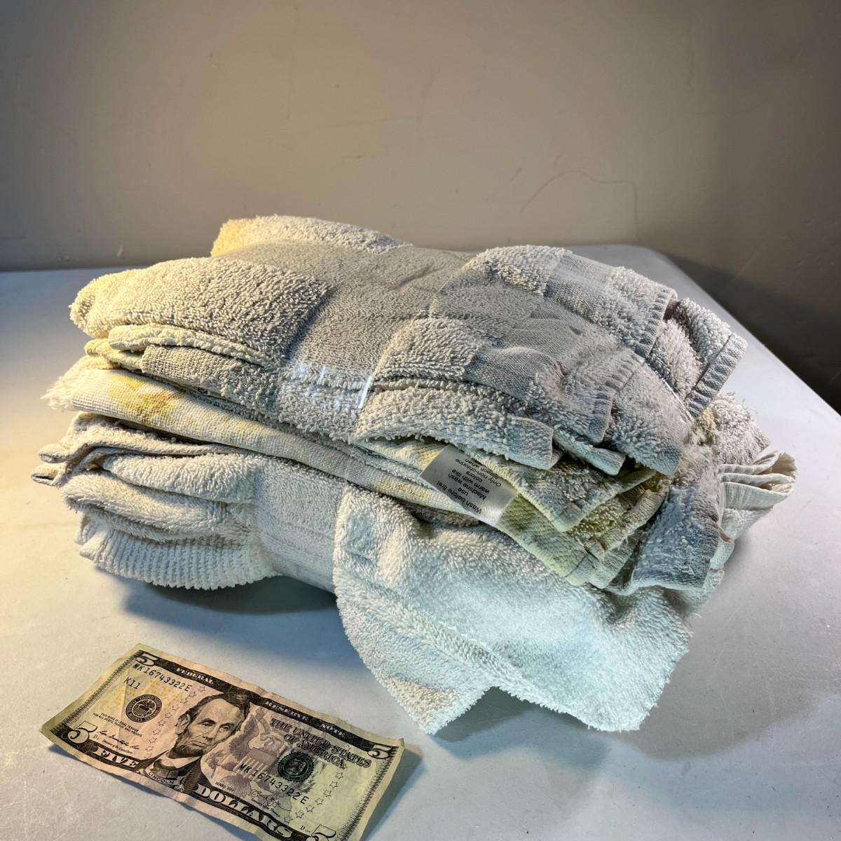 CLEAN TERRY CLOTH RAGS | EstateSales.org